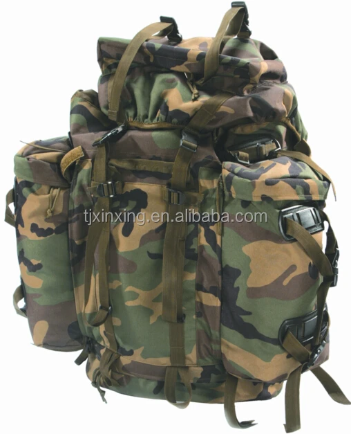 Woodland Camouflage Big Alice Backpack 