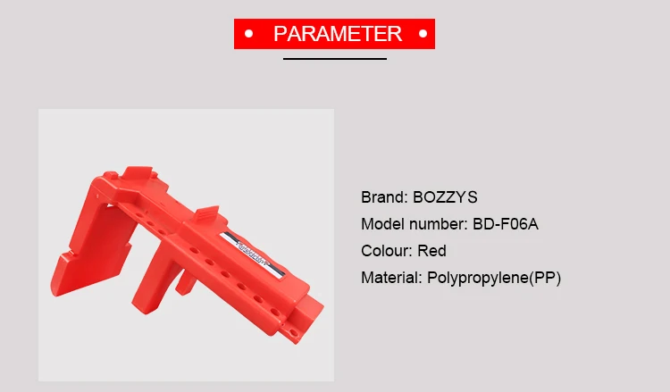 BOSHI Industrial Safety Multifunction Adjustable Ball Valve Lockout