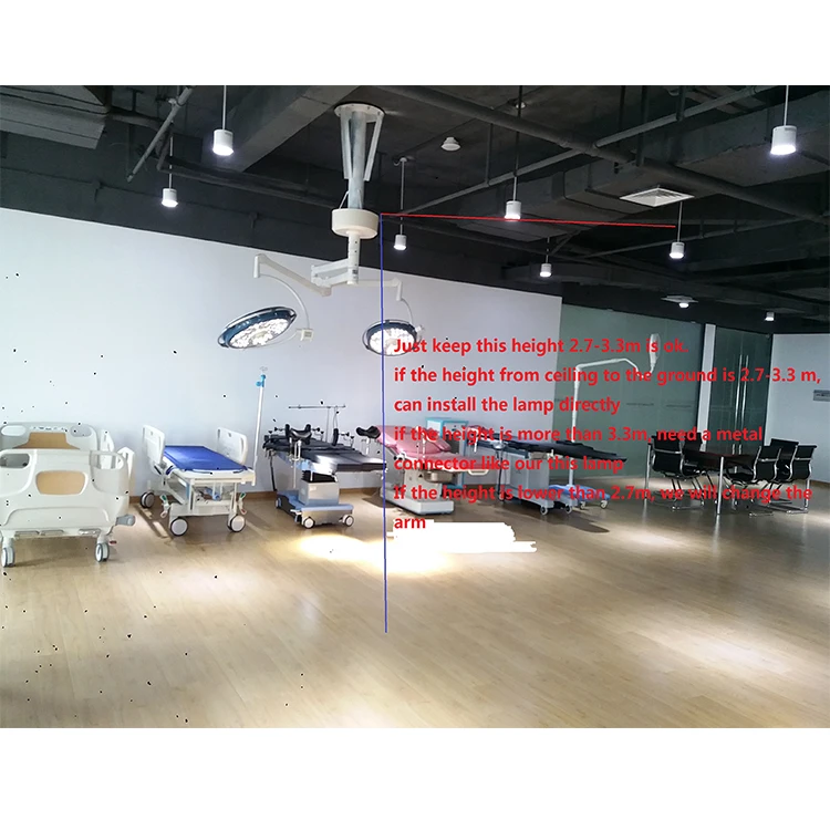 ceiling operating light shadowless LED operating lamp