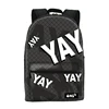 17" teenager letter backpack with printing, custom nylon backpacks private label