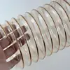 Customized all size TPU duct wire hose For Clean the dust collection wear and tear tube/leaf collection hose