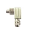M12 connectors 5 pin male metal housing A coding field attachable right angle connector