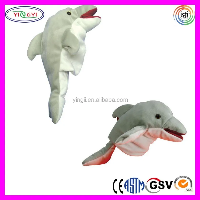 dolphin hand puppet