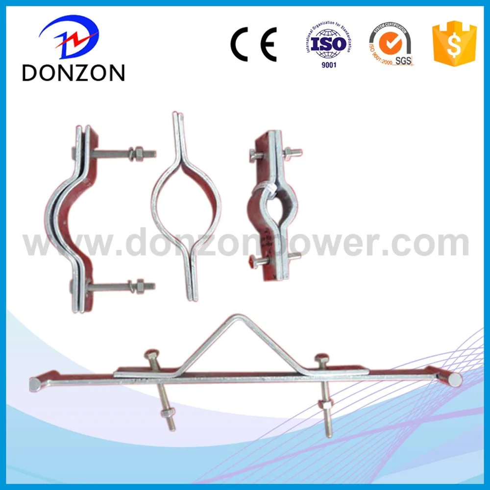 2017 Forged Hot Dip Galvanized Pole Clamp For Alley Arm Brace Support ...