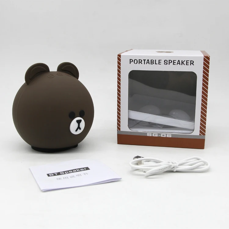 New Arrival Portable Animal Shape Bear Wireless Bluetooth Speakers - ANKUX.COM