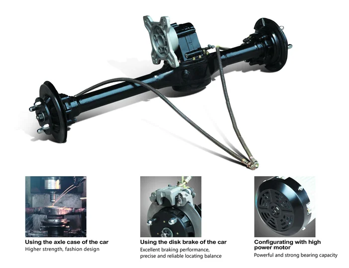 Hot Sale 4kw Electric Motor Rear Axle Assembly For Tricycle Buy Rear