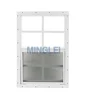 apple fasteners aluminum vertical sliding shed windows