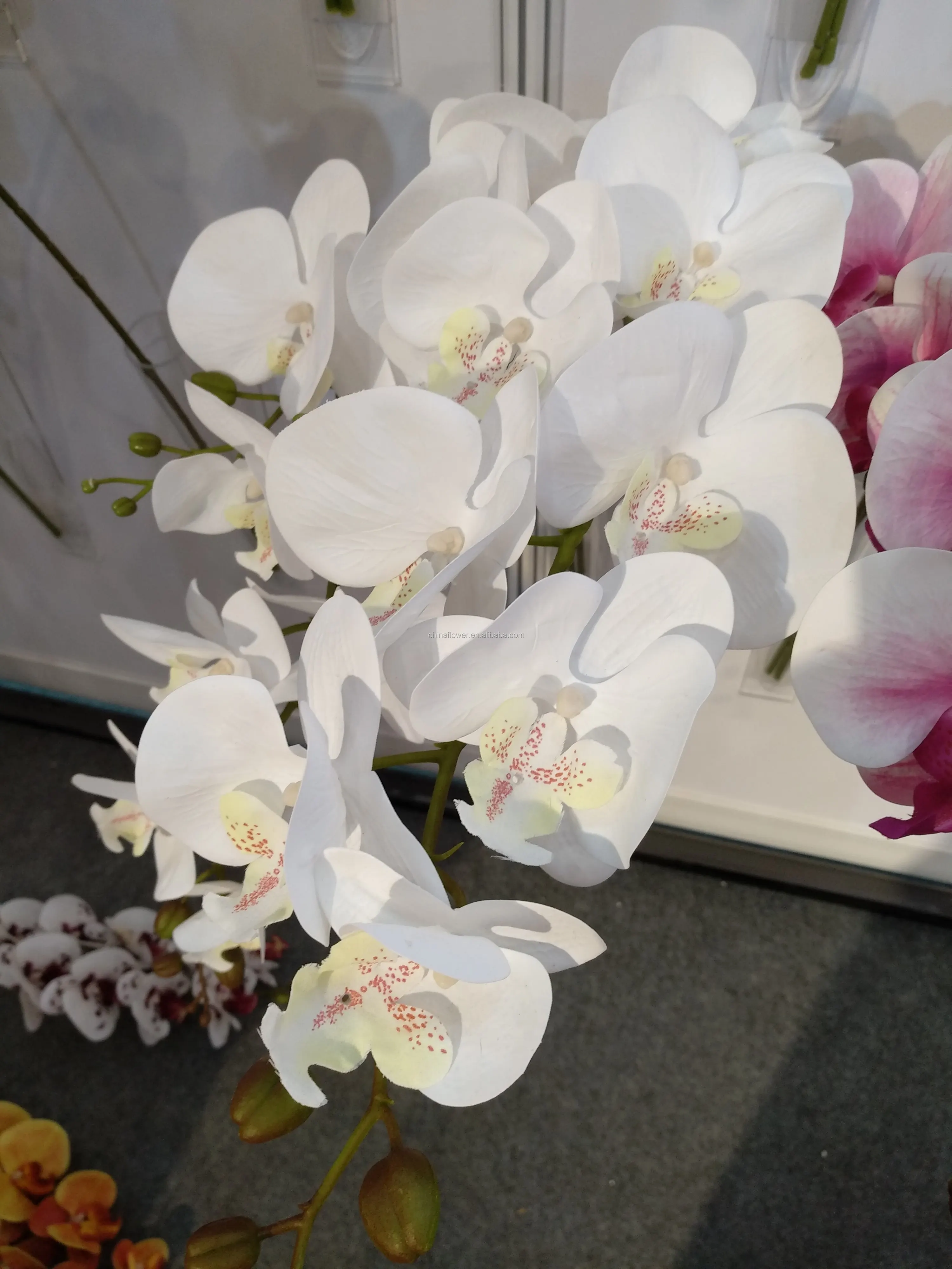 Fc4004 3d Printing 9 Heads Real Touch Latex Artificial Phalaenopsis