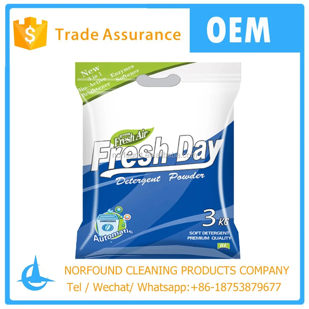 formula making washing detergent powder