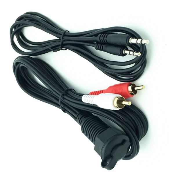 Usb And 2 Rca To Usb And 3.5mm Female Flush Mount For Car Cable Buy Micro Usb To Rca Cable