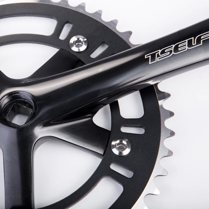 A1as140 Bicycle Parts Anodized Aluminum Alloy Fixed Gear Bike Crankset