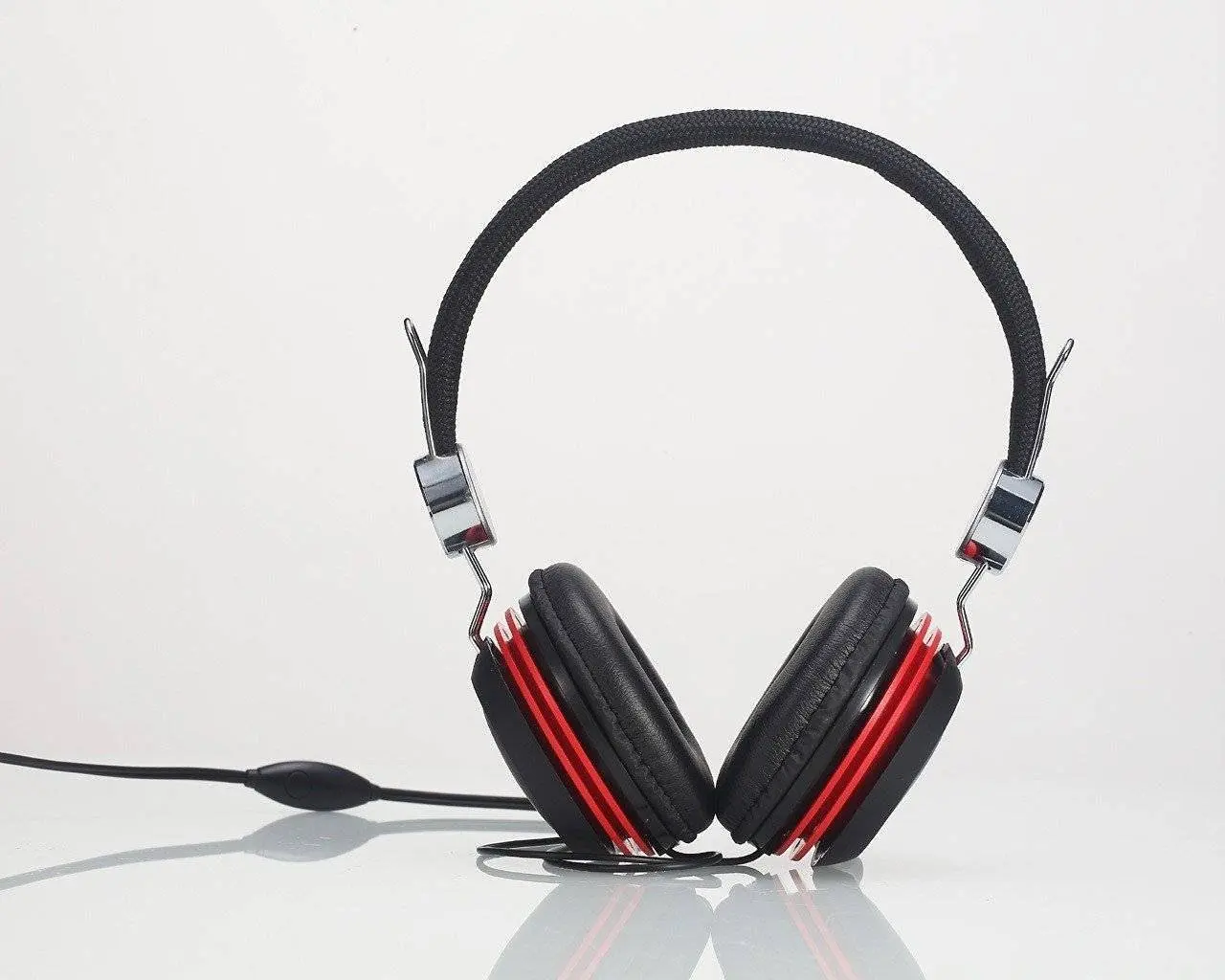 Premium Over-Head Stereo Headset Headphones with Microphone for Motorola Moto G LTE (2015)/ Droid Turbo/ Moto X (2014)/ Droid Maxx/ Droid Ultra (Red) + MYNETDEALS Stylus