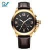 3 subdials multifunctional dive watch with 3 hands in white luminous