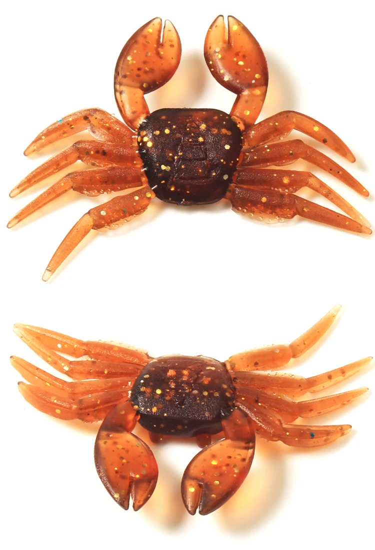 Wholesales 8cm/7.8g Artificial Bait Soft Lure Plastic Fishing Crab