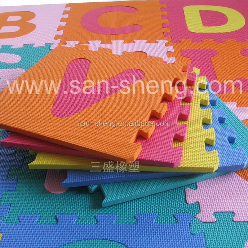 Easy Clean Alphabet And Number Eva Mat/baby Number Puzzle Mat/alphabet