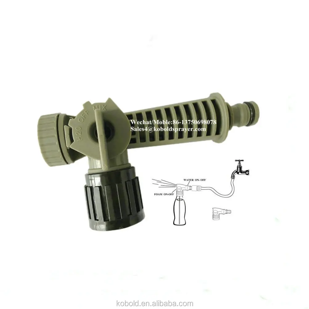 Hose End Bottle Attachment Foam Spray Gun With 500ml Foldable Bottle As