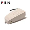 SPDT 220v gray electric momentary 1NO1NC foot switch pedal with push button high quality