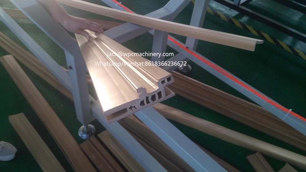 WPC PVC door frame profile extrusion machine/Wood Plastic Composite extrusion machine