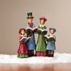 custom Resin Christmas Caroler Family Statue