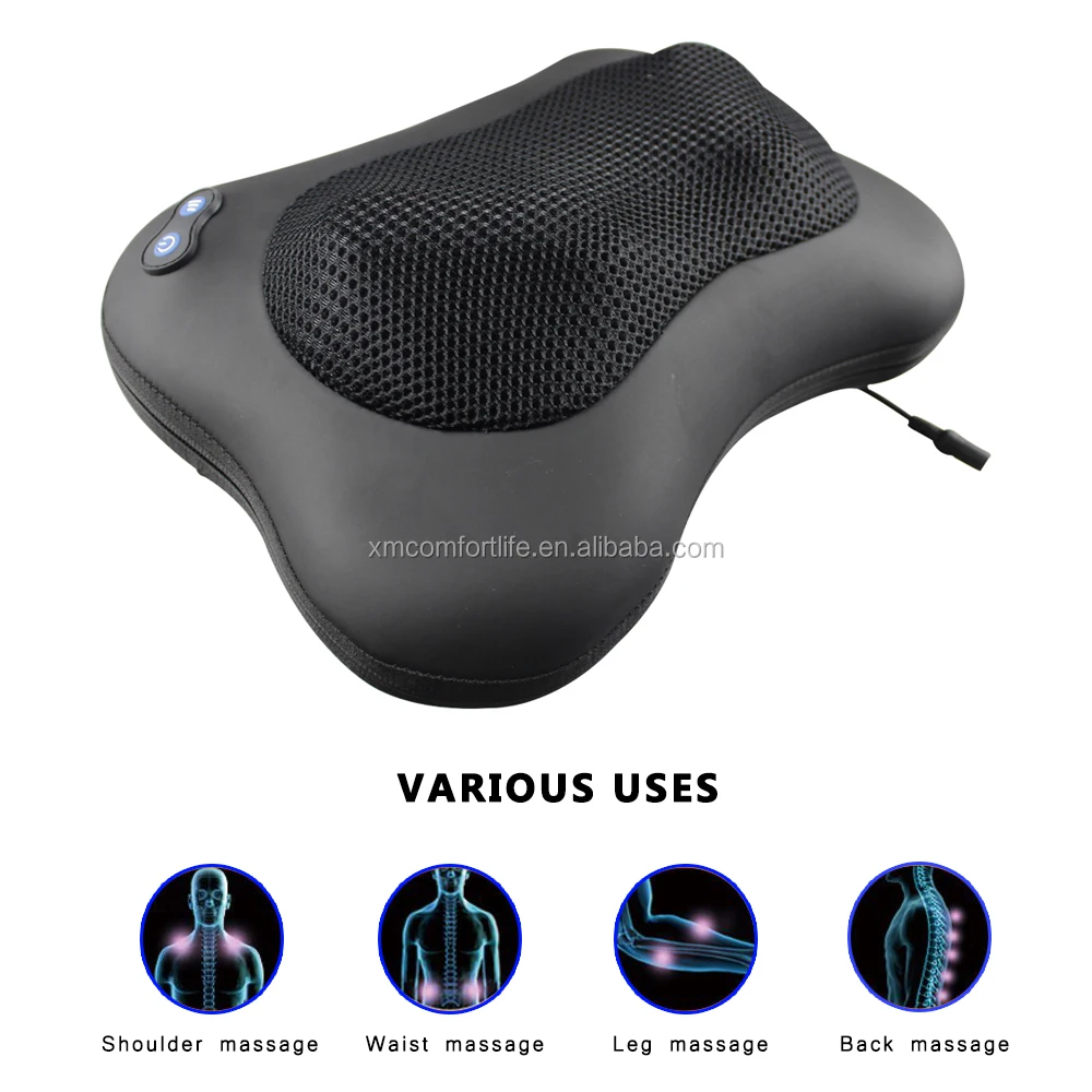 Comfort Supplies Shiatsu Massager Cushion With Heat Deep Tissue