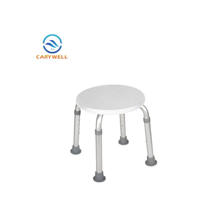 Height Adjustable Bathtub Round Shower Stool For Elderly Buy Shower