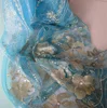 fancy all over embroidery tulle dress making material lace with stones metallic embroidered fabric for high grade dress