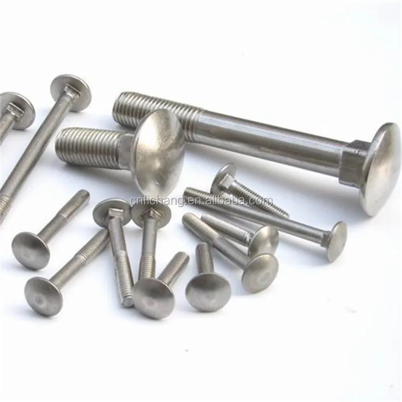 100 PIECES - 1/4-20 X 2 Hot Dipped Galvanized Carriage Bolts