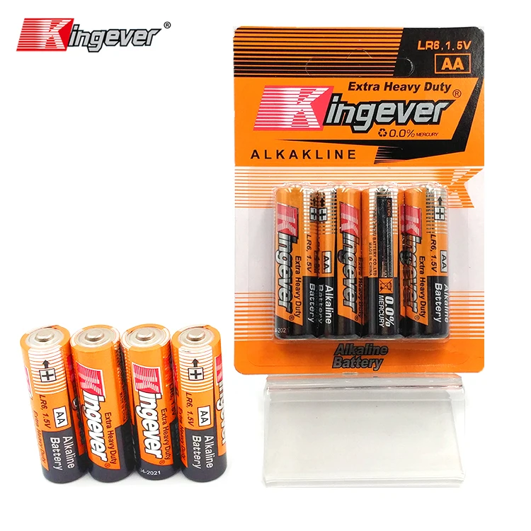 Chinese Brand Kingever Alkaline Aa 1.5v Batteries Buy Alkaline Batteries,Aa Batteries,Chinese