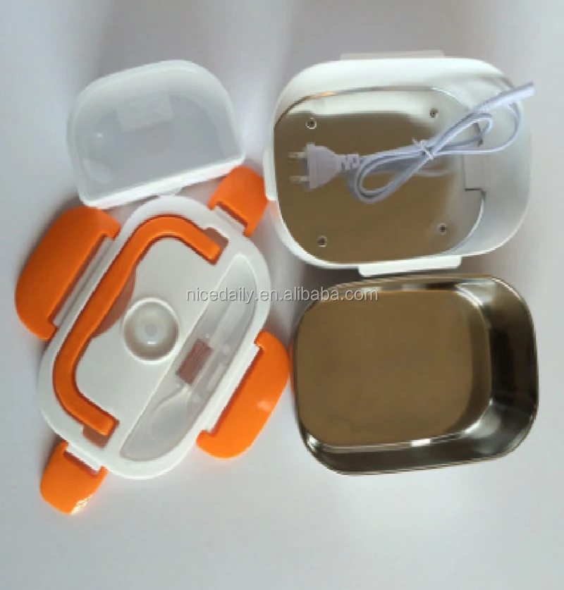 Detachable Usb Electric Self Heating Lunch Box Stainless Steel Car Home