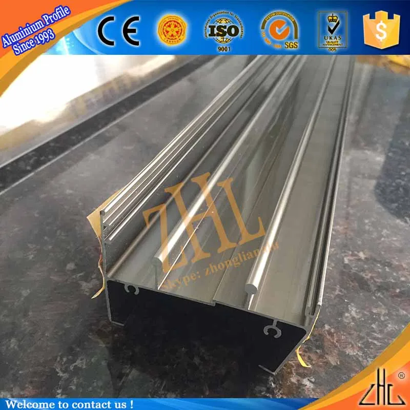 Hot Decorative Aluminum Profile For Sliding Door,U Shape Aluminium