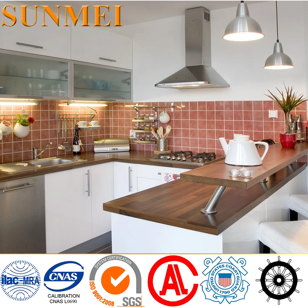 Aangepaste moderne ontwerp voedsel grade 304 rvs keukenkasten ...