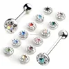 Stainless Steel Tongue Barbell assorted gem tongue piercing