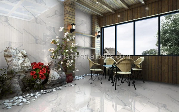 White carrara gloss ceramic tiles