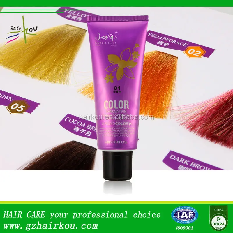 Professional Special Effects Hair Dye Wax Polishing Your Hair With