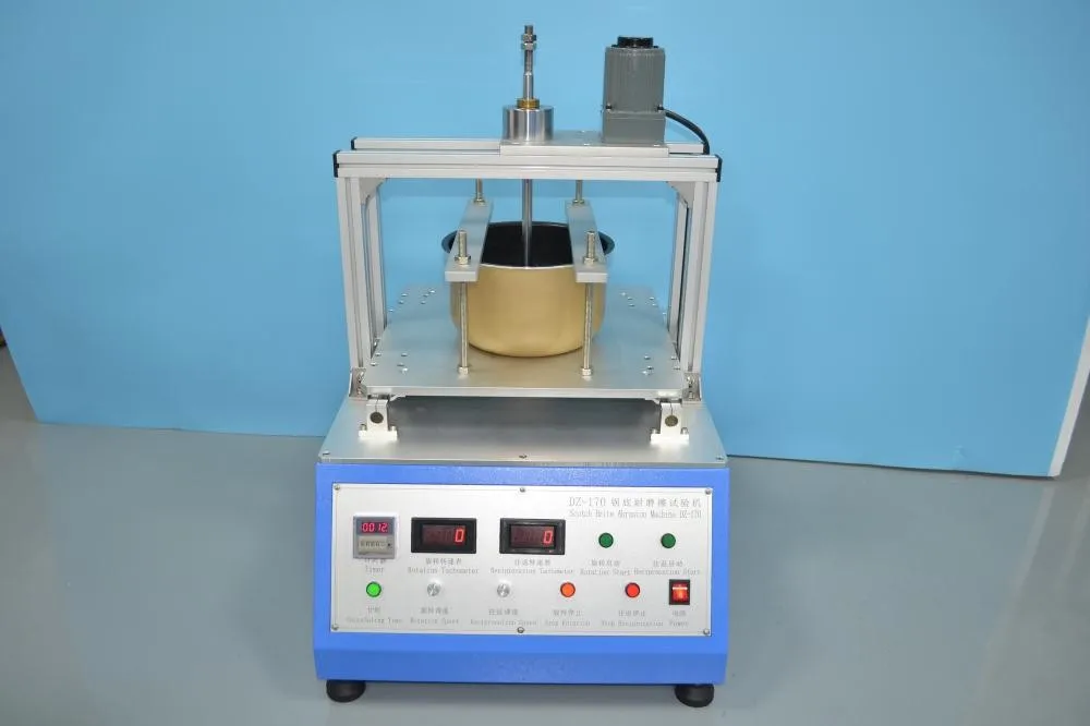 Cookware Abrasion Testing Machine, Pot Surface Wear Resistance Tester