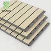 Meeting room wooden mdf fireproof linear acoustic ceiling board