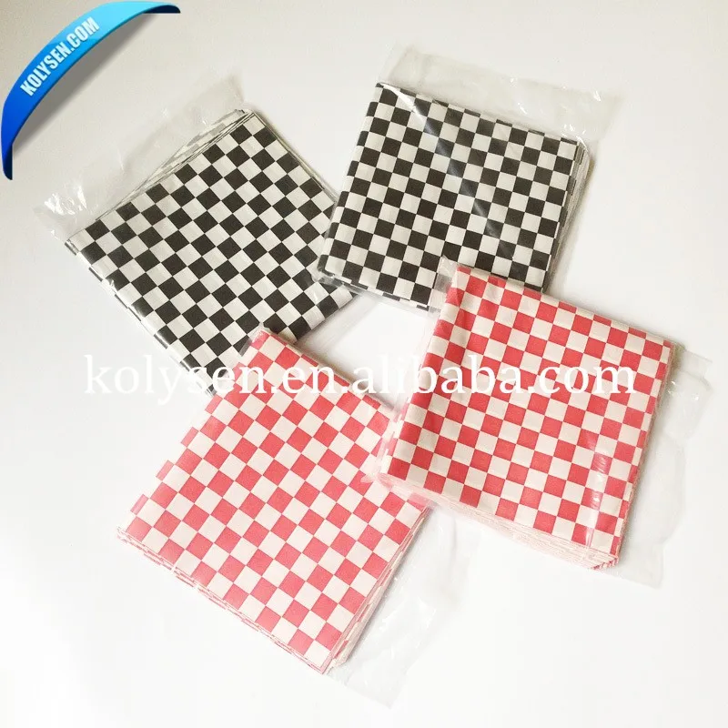 greaseproof paper with printed used for wrapping sandwich