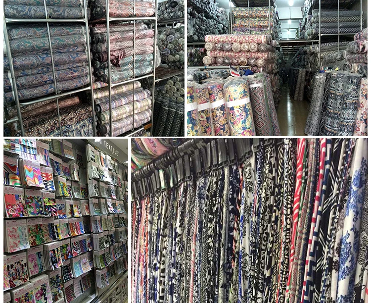 Dress Fabric Supplier Top Selling Fashion Print Rayon Fabric Stocklot
