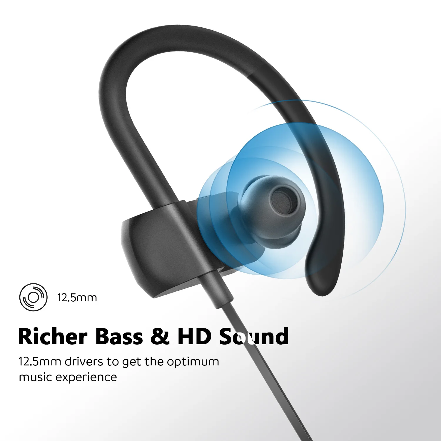 Fashion Last Music Custom Logo Bluetooth Earphone