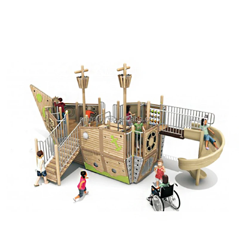 childrens wooden pirate ship