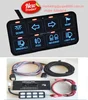 SP-9100 BLUE color 8-SWITCH PANEL POWER SYSTEM WITH CONCEALED MOUNTING HARDWARE