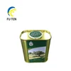 Wholesale 100ml food grade retangular empty olive oil tin can