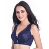2019 New Design Lace Bras Big Breast Bras Large Sizes Women Vest Bra Brassiere Wire Free C D Cups 36 38 40 42 44 46 large size