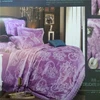 Purple luxury wedding cotton quilted lboutis bedspread