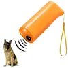 Anti Barking Stop Bark Handheld Pet Dog Training 3 in 1 LED Ultrasonic Trainer Dog Repellent Devices