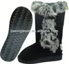 Best matching color boots peep toe