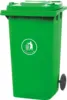 Hot for sale eco friendly recycled bin with wheels 3 compartment garbage can with pedal 13 gallon trash can