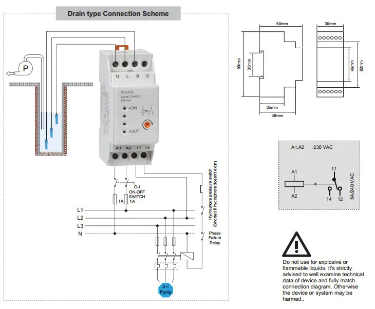 Wholesale VLC-03L DIN rail type relay water level switch liquid level control re Поиск картинок