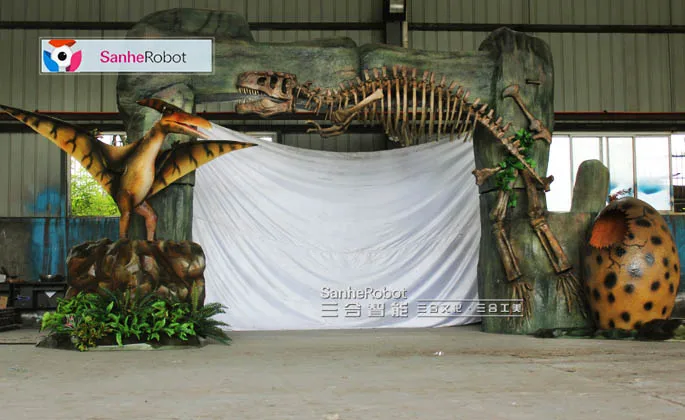  Pterosaur Jurassic Park Gate Decoration Flying Dinosaur Model (11).jpg