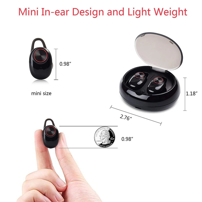 Handsfree wireless earphone